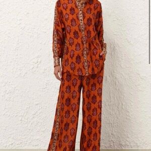 Zimmermann Red and Purple Patterned Set